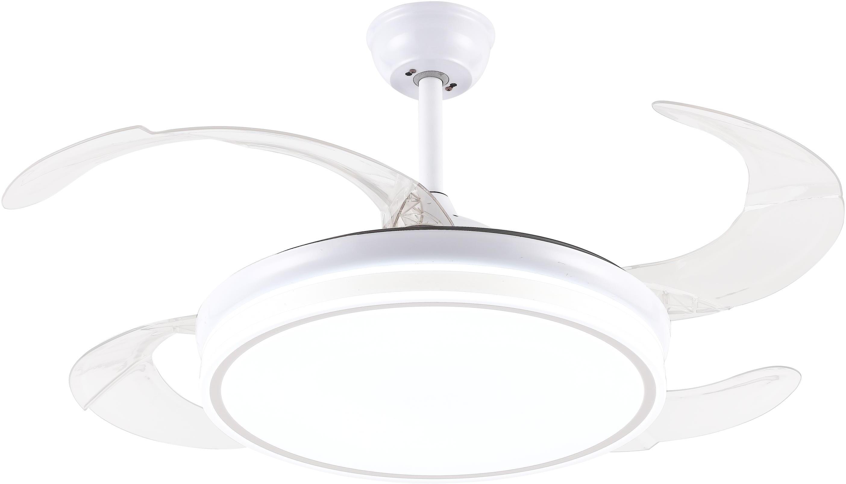 Purline Ventilador de techo retractil con luz diámetro 107