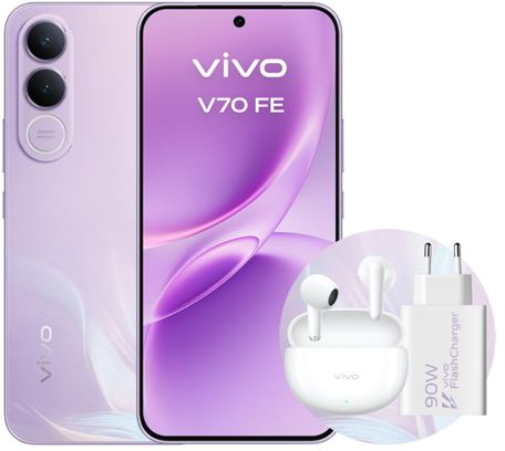 vivo V70 FE 5G 256GB+8GB RAM (Auricular+Cargador 90W)