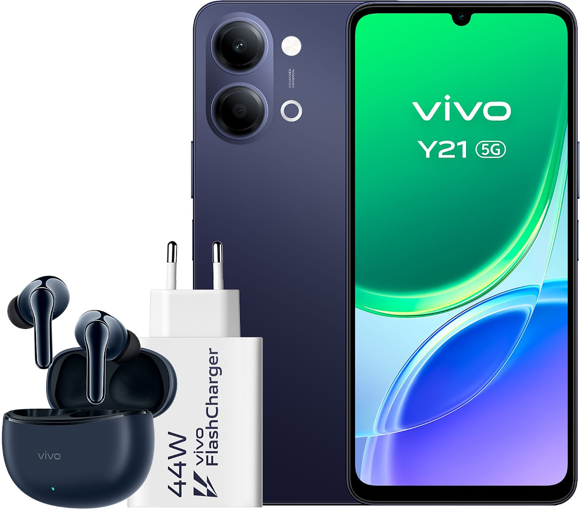 vivo Y21 5G 256GB+4GB RAM (Auricular+Cargador 44W)