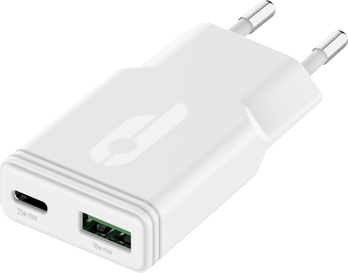 BlackByte Cargador De Viaje Extra Plano GaN Dual Tipo C PD