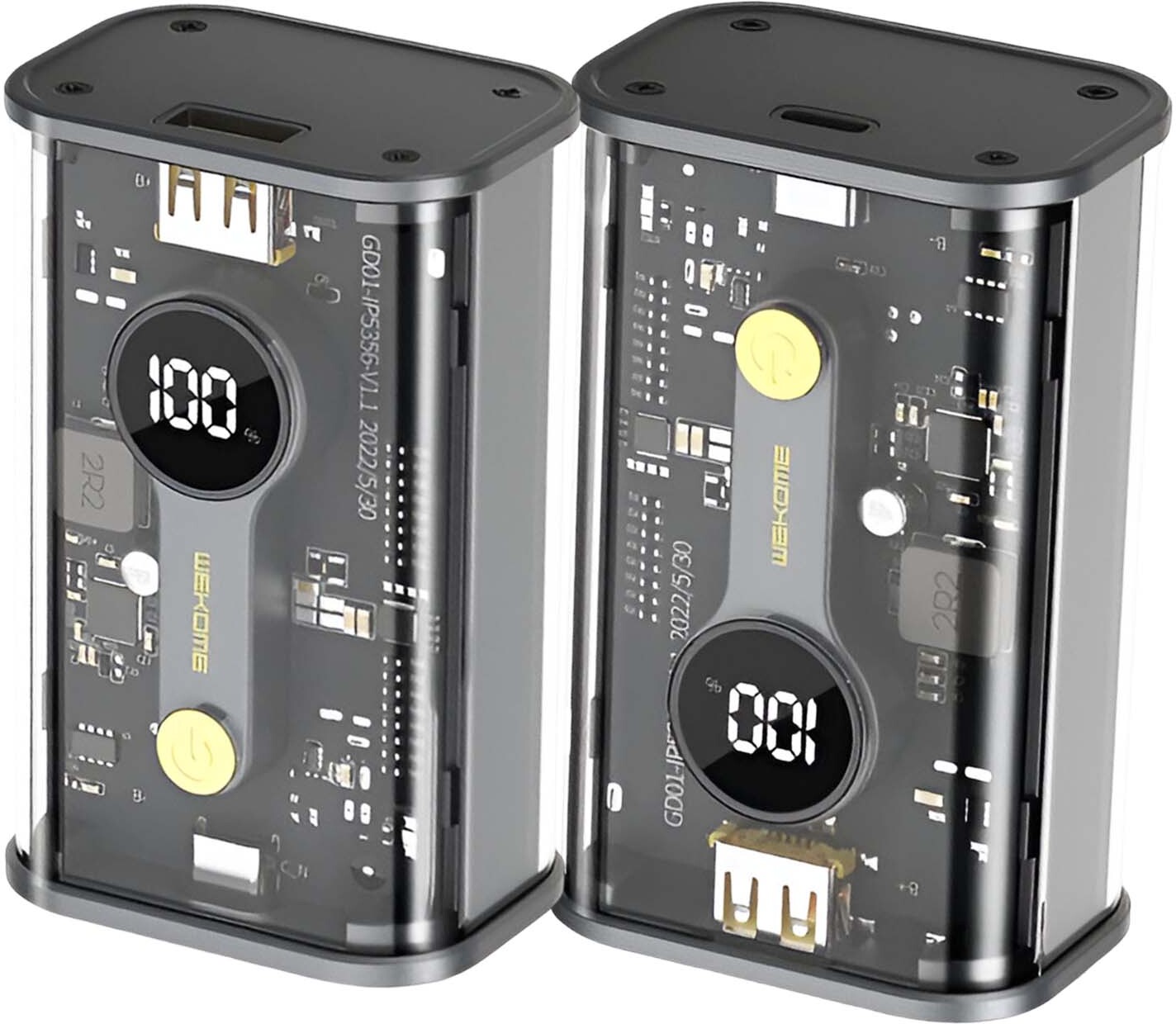 Wekome Banco de energía de 10000 mAh PD 20W QC 22.5W Usb-