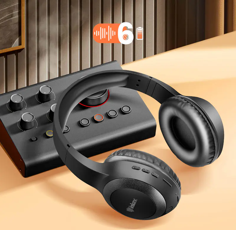 Compra Inkax Cascos audio Bluetooth Plegable, 6 horas de autonomía ...
