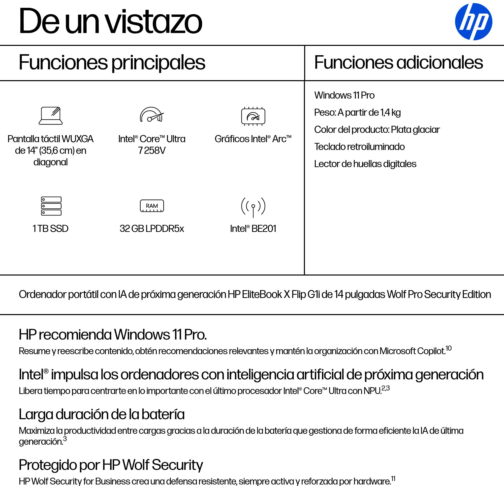 HP HP EliteBook X Flip G1i Next Gen AI PC Wolf Pro Se