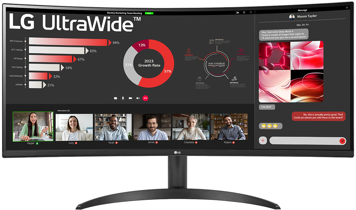 LG LG 34WR50QK-B pantalla para PC 86,4 cm (34\"") 344