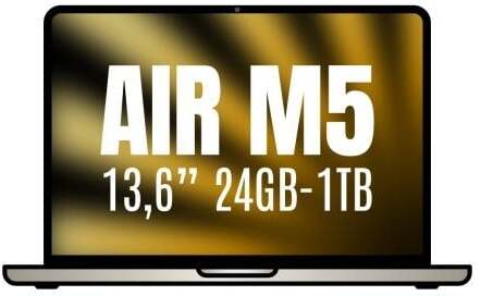 Apple Macbook Air 13,6""/ M5 10-Core CPU/ 24GB/ 1TB SSD/