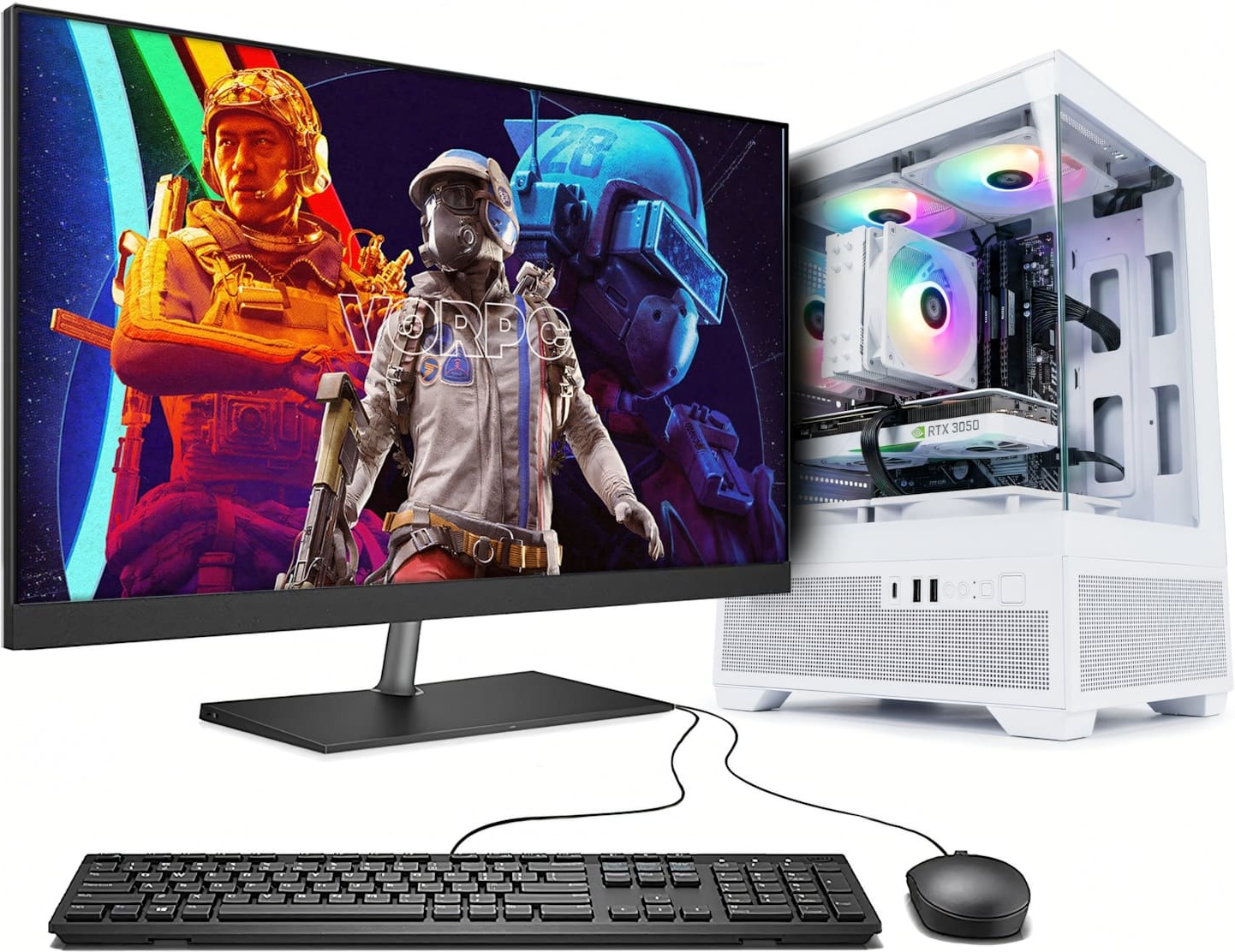 VORPC Gaming Titan GAMING / i5-12400F RTX 3050 / 32GB DD
