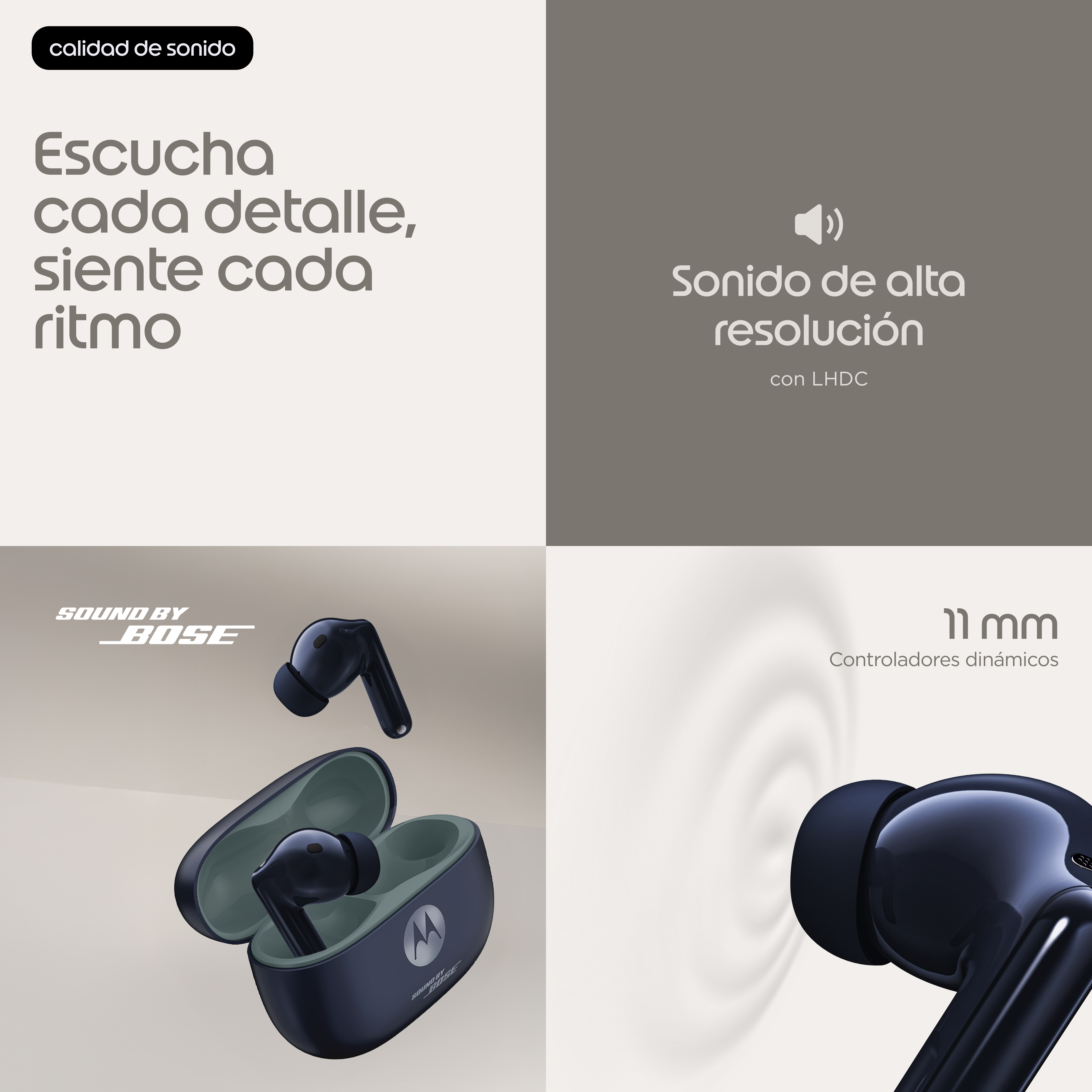 Motorola Motorola moto buds 2 plus Auriculares Inalámbrico