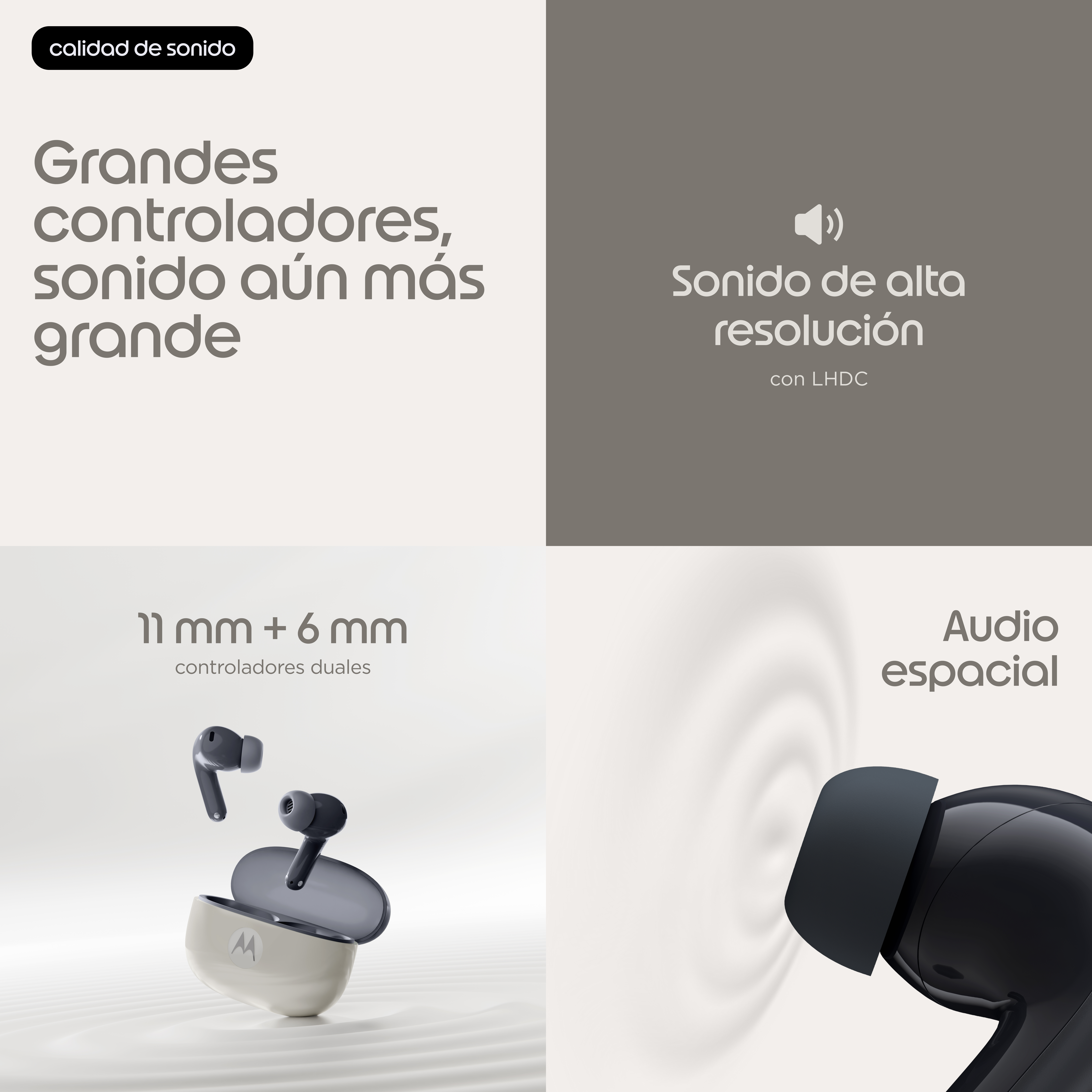 Motorola Motorola Moto Buds 2 Auriculares Inalámbrico Dentr