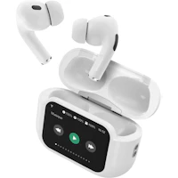 FORCE PLAY Auriculares Bluetooth 5.3 con Estuche de Carga con Pantalla Táctil de 1.65''