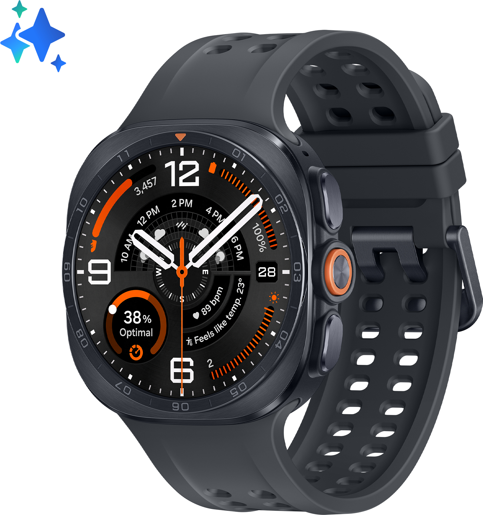 Samsung Samsung Galaxy Watch Ultra2 3,81 cm (1.5\"") AMOLE