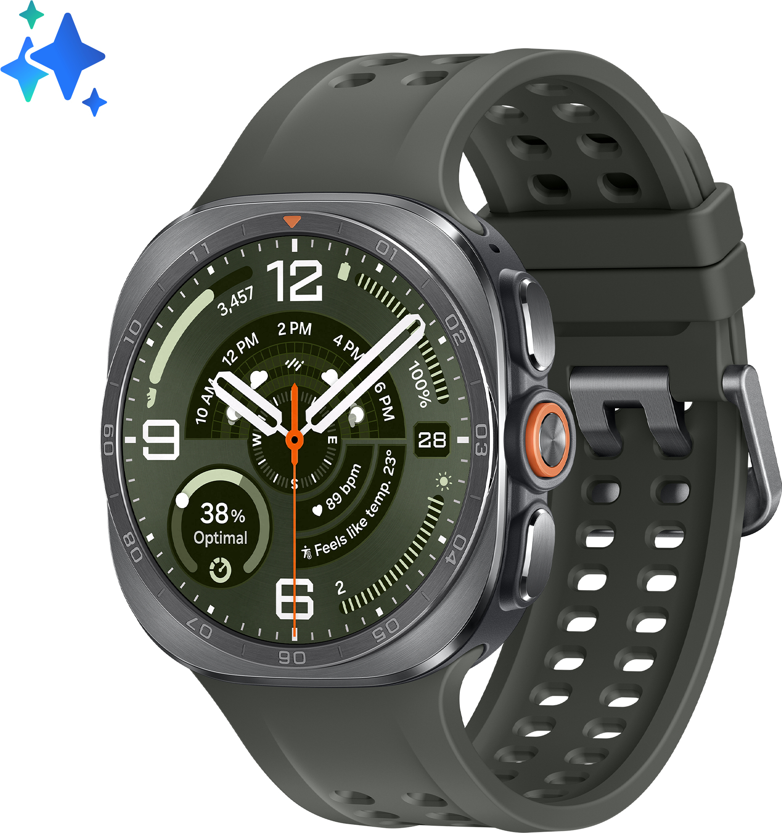 Samsung Samsung Galaxy Watch Ultra2 3,81 cm (1.5\"") AMOLE