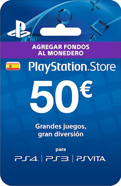 Sony Tarjeta Prepago Playstation Network 50€