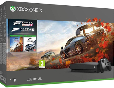 Microsoft Xbox One X 1TB + Forza Horizon 4 + Forza MotorSpor