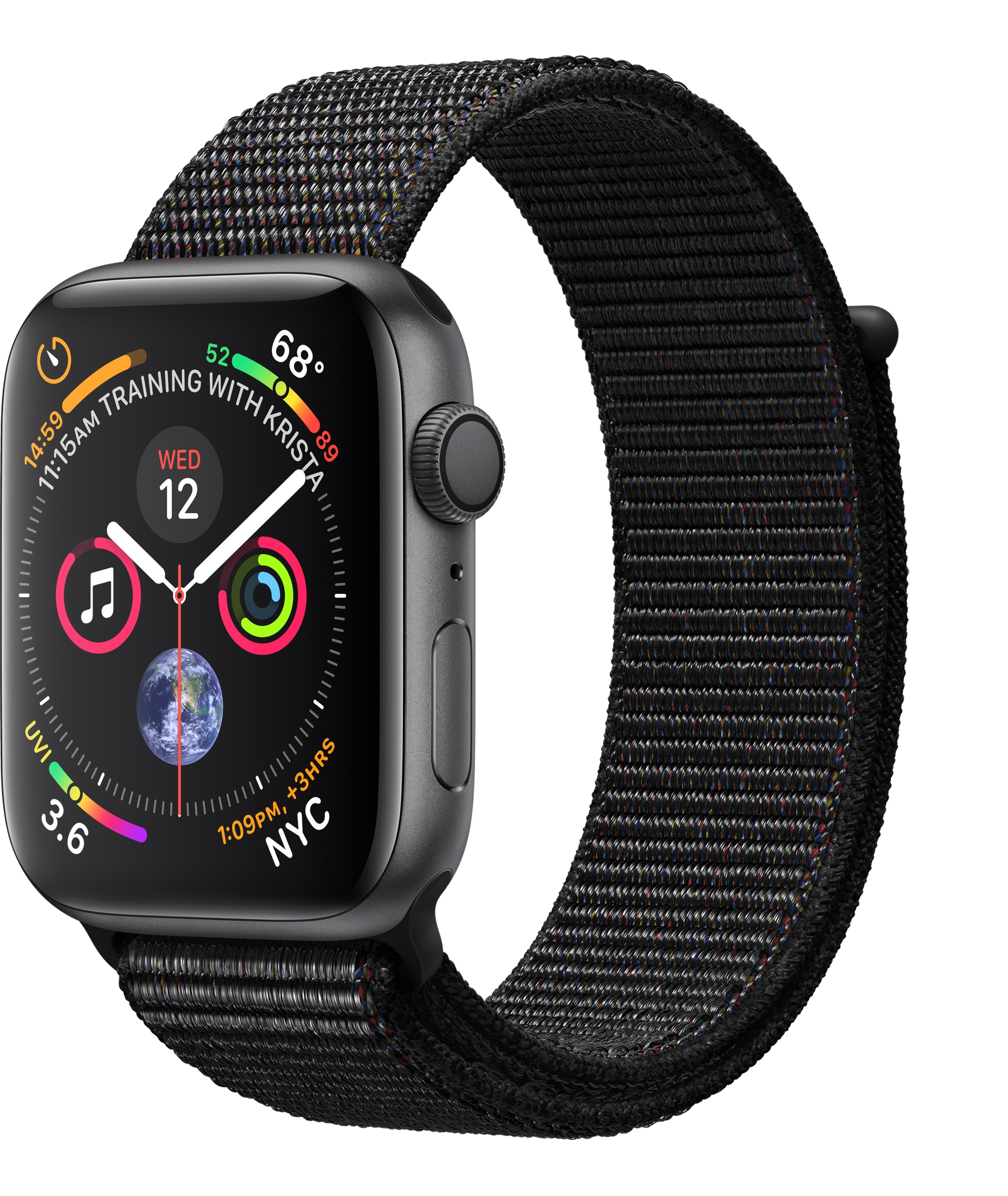 Apple Watch Series 4 reloj inteligente Gris OLED GPS (satélite)