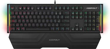 Out F120pro Switch blue rgb teclado gaming f120 keepout 105 mecani usb qwerty español negro para