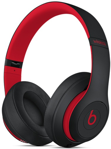 Auriculares Bluetooth Beats studio 3 over ear noise cancelling negro wireless diadema cancelación ruido pure by dre studio3 cerrados the decade collection negrorojo apple para