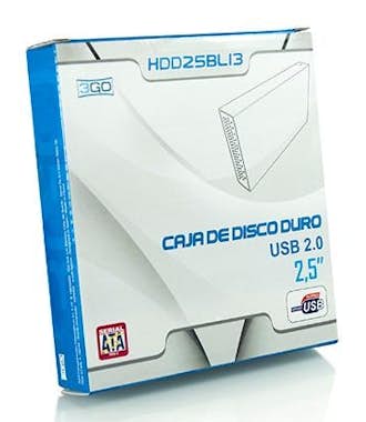 3GO 3GO HDD25BL13 caja para disco duro externo 2.5"" A