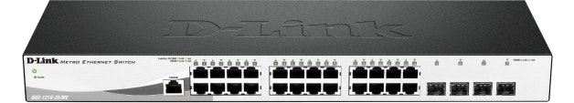 D-Link DGS-1210-28/ME switch Gestionado L2 Gigabit Ethernet (10/100/1000) Negro 1U
