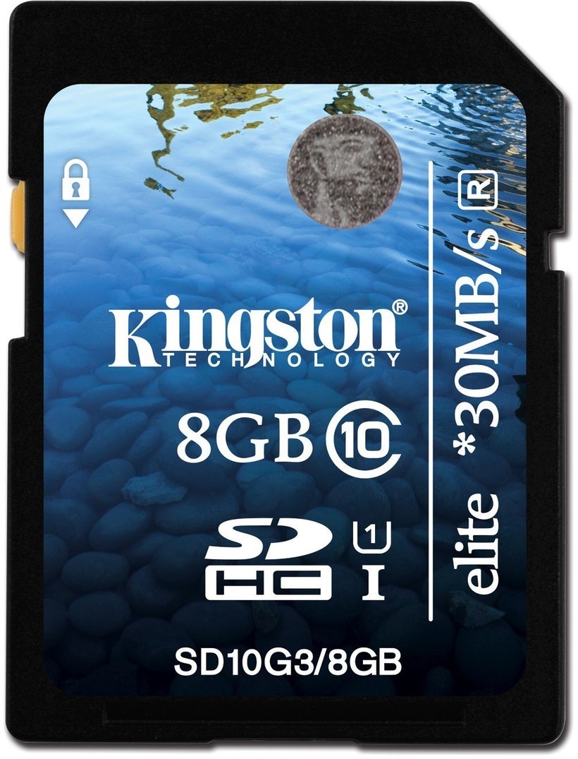 Generica Kingston Technology 8GB Class 10 UHS-I Elite memor