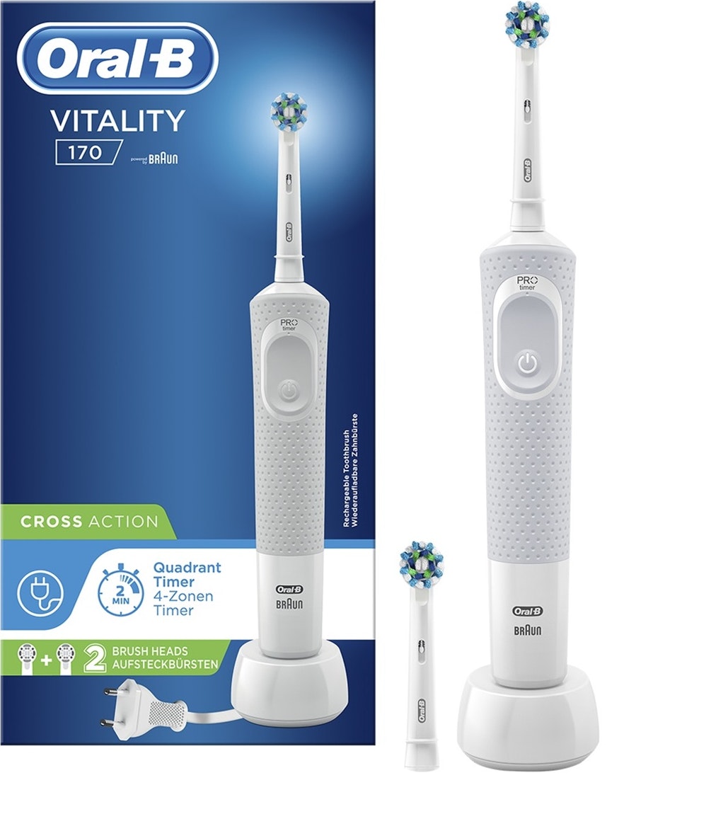 Oral-B Vitality 170 CrossAction Adulto Cepillo dental oscilante Blanco