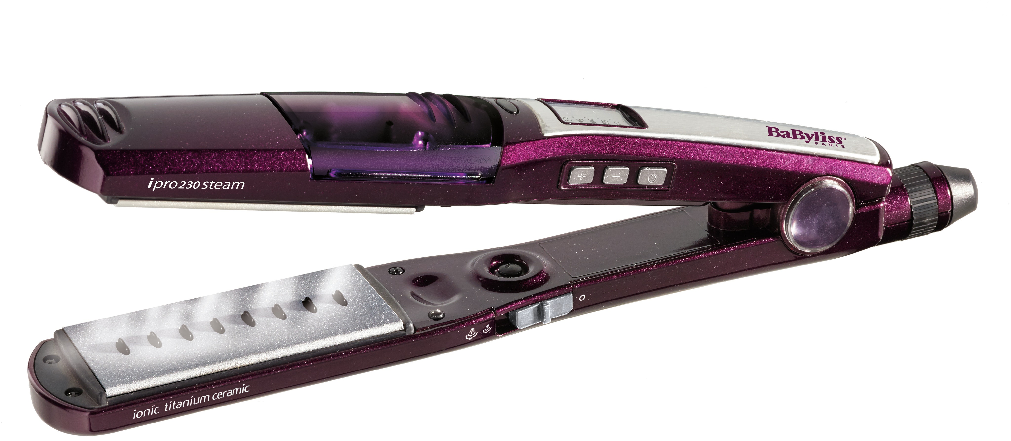 Babyliss BaByliss ST395E Utensilio de peinado Plancha de pelo Caliente Violeta