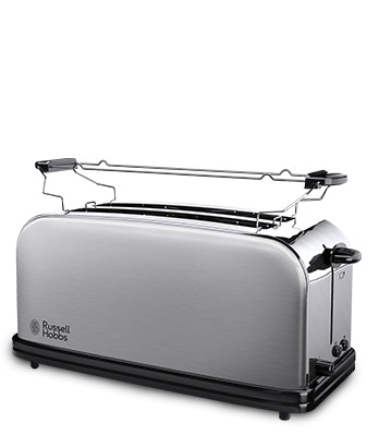 Russell Hobbs 23610-56 tostadora 4 rebanada(s) Negro, Acero inoxidable