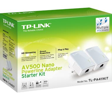 TP-Link TP-LINK PA411KIT 500 Mbit/s Ethernet Blanco 2 piez