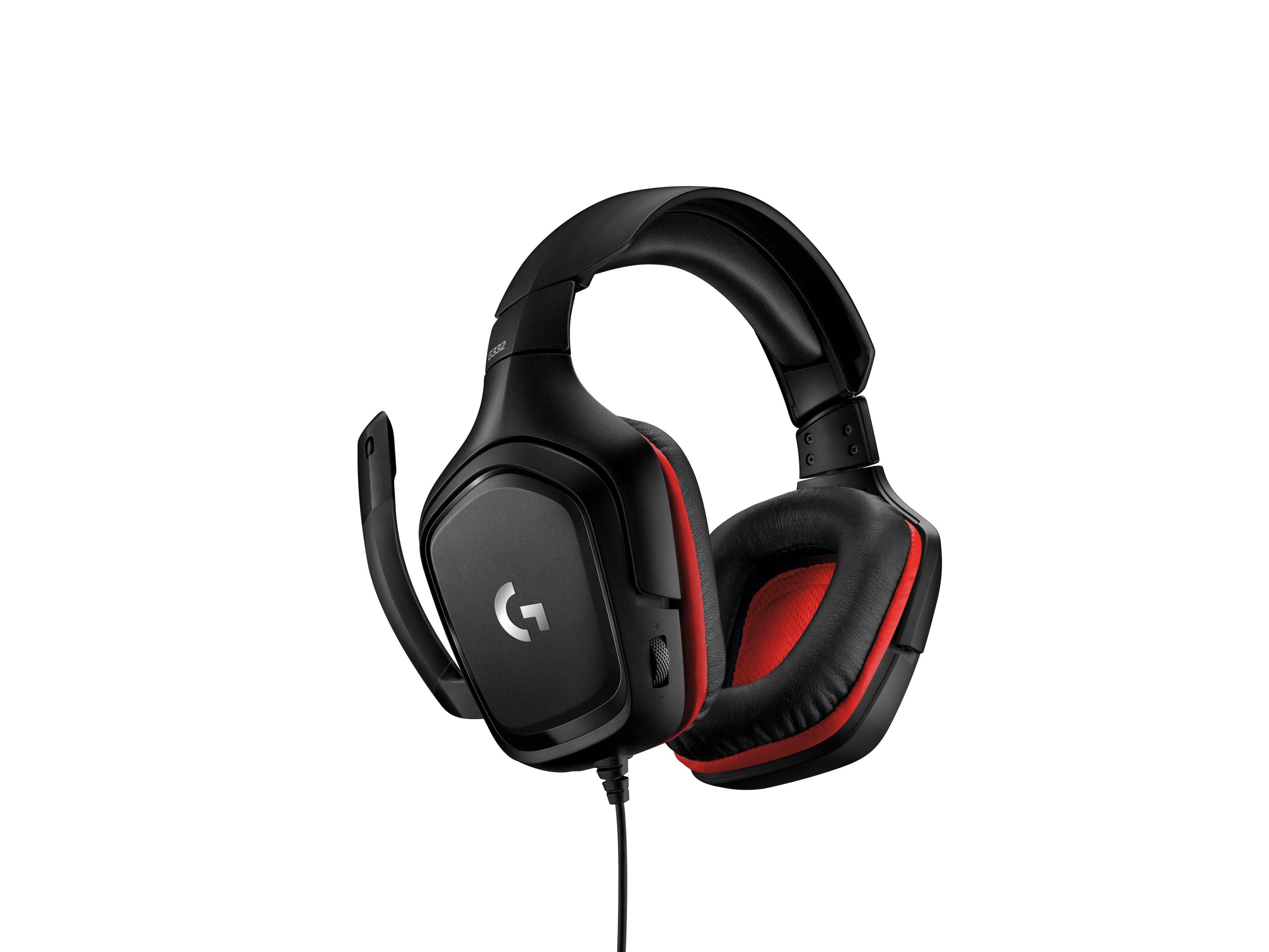 Logitech G332 Binaural Diadema Negro, Rojo