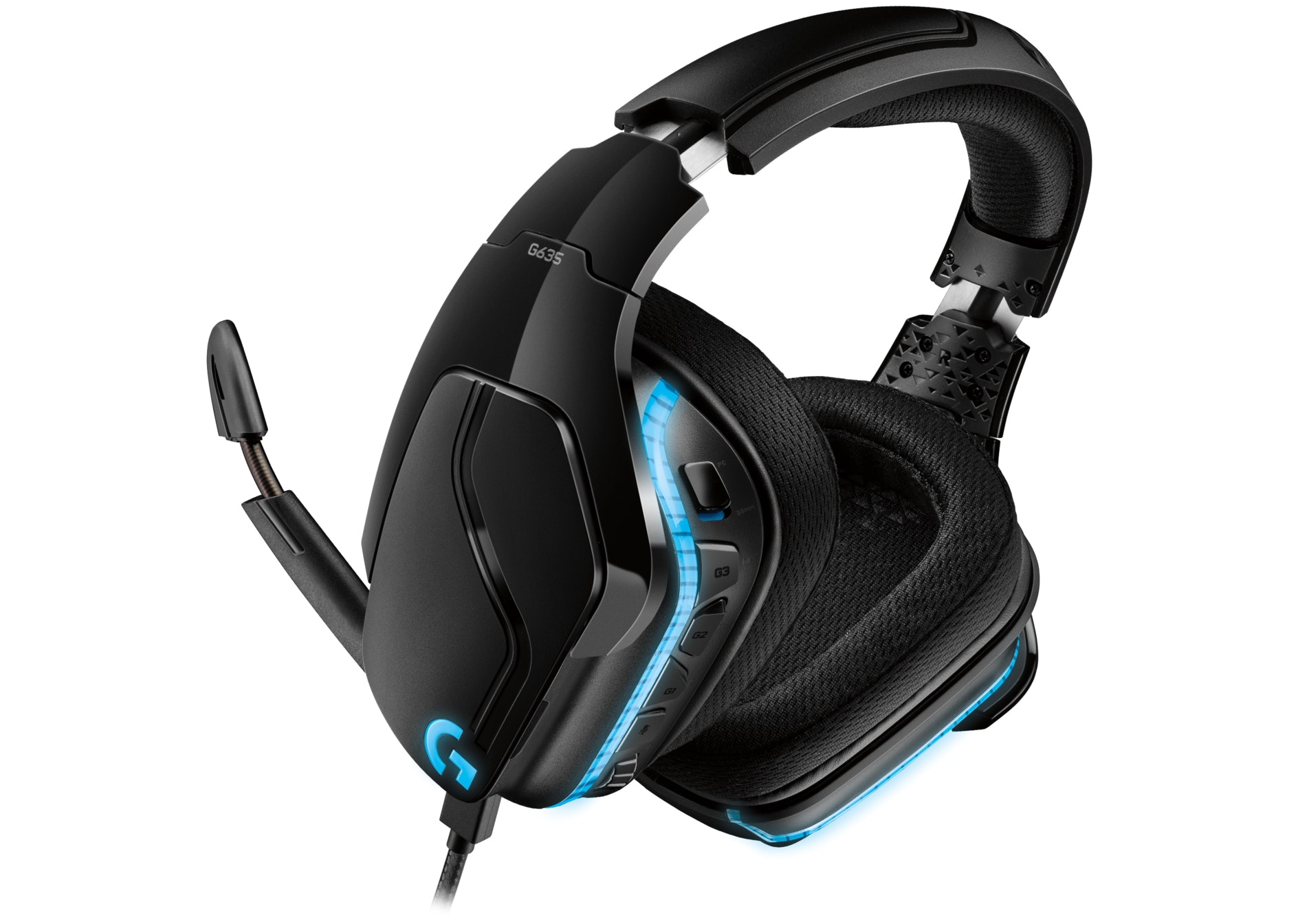 Generica Logitech G G635 Binaural Diadema Negro, Azul