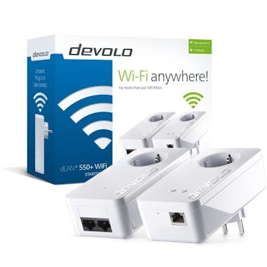 Devolo Devolo dLAN 550+ WiFi Starter Kit 500 Mbit/s Ether