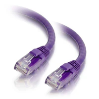 C2G Cable de conexión de red de 1 m Cat5e sin blindaje y con funda (UTP), color púrpura