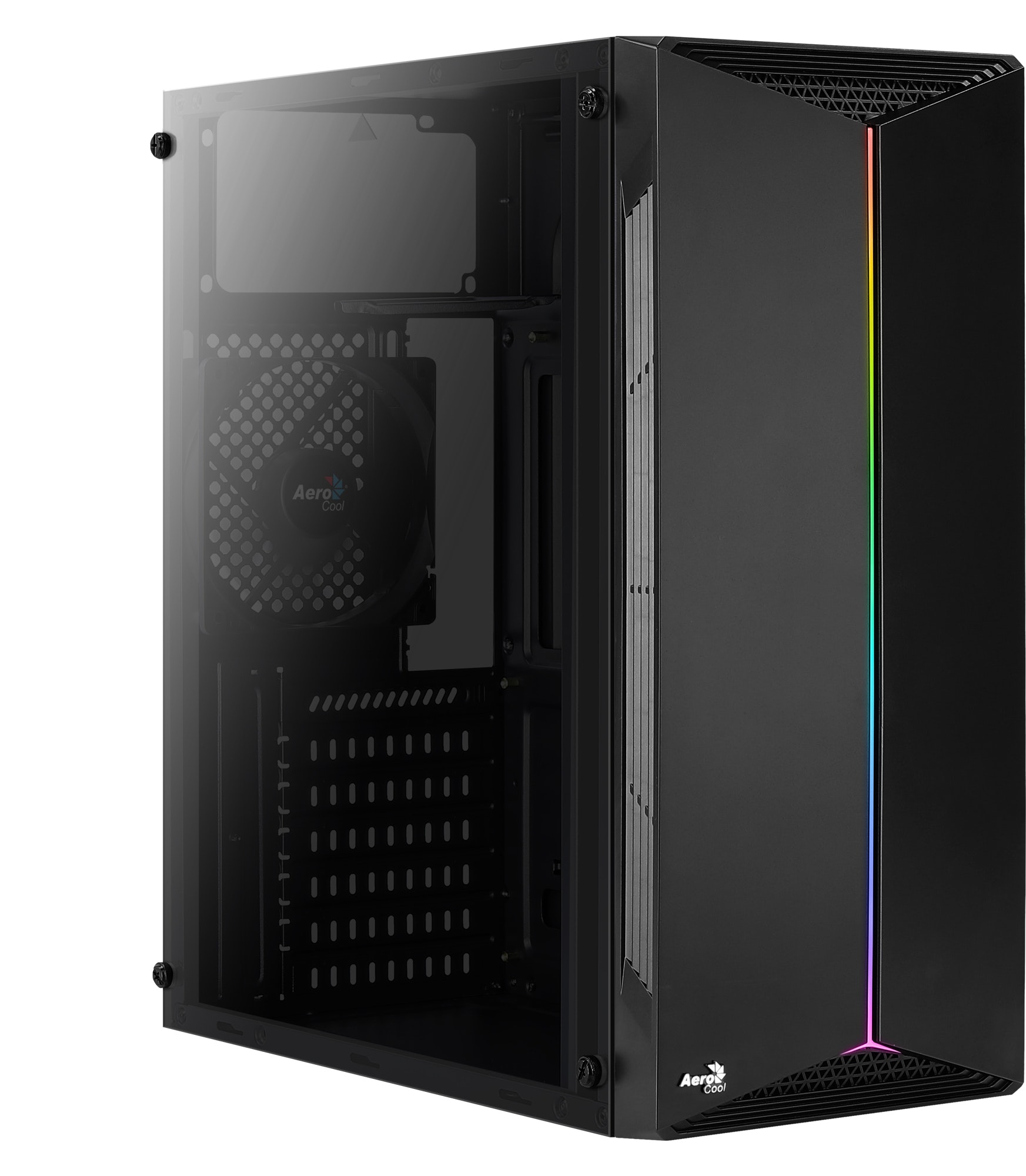 Aerocool Aerocool Split Midi-Tower Negro