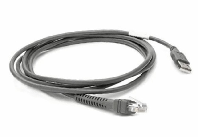 Zebra Zebra CBA-U21-S07ZBR cable de serie Negro 2,1 m US