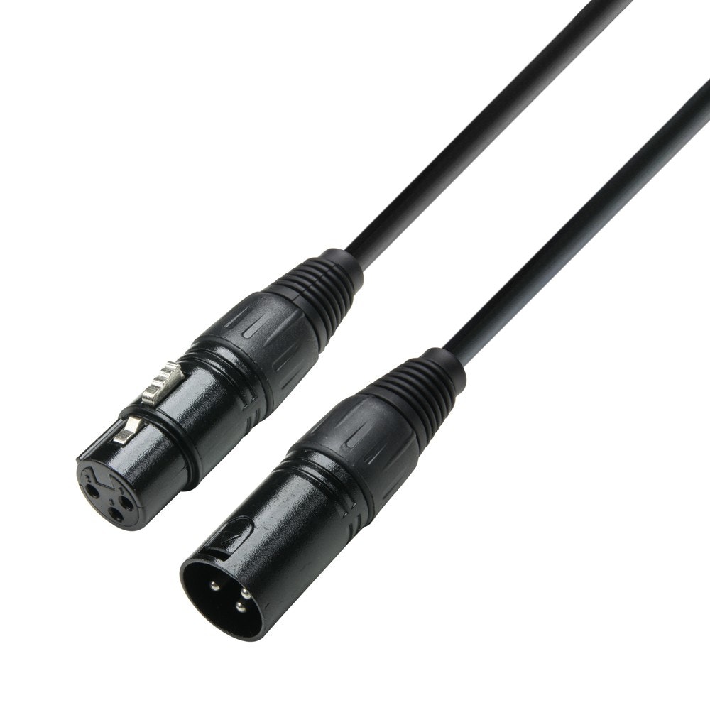 Adam Hall Cables k3dmf0600 dmx de interfaz digital machohembra 6 3 pines xlrm xlrh 6m k3 0600 3pin