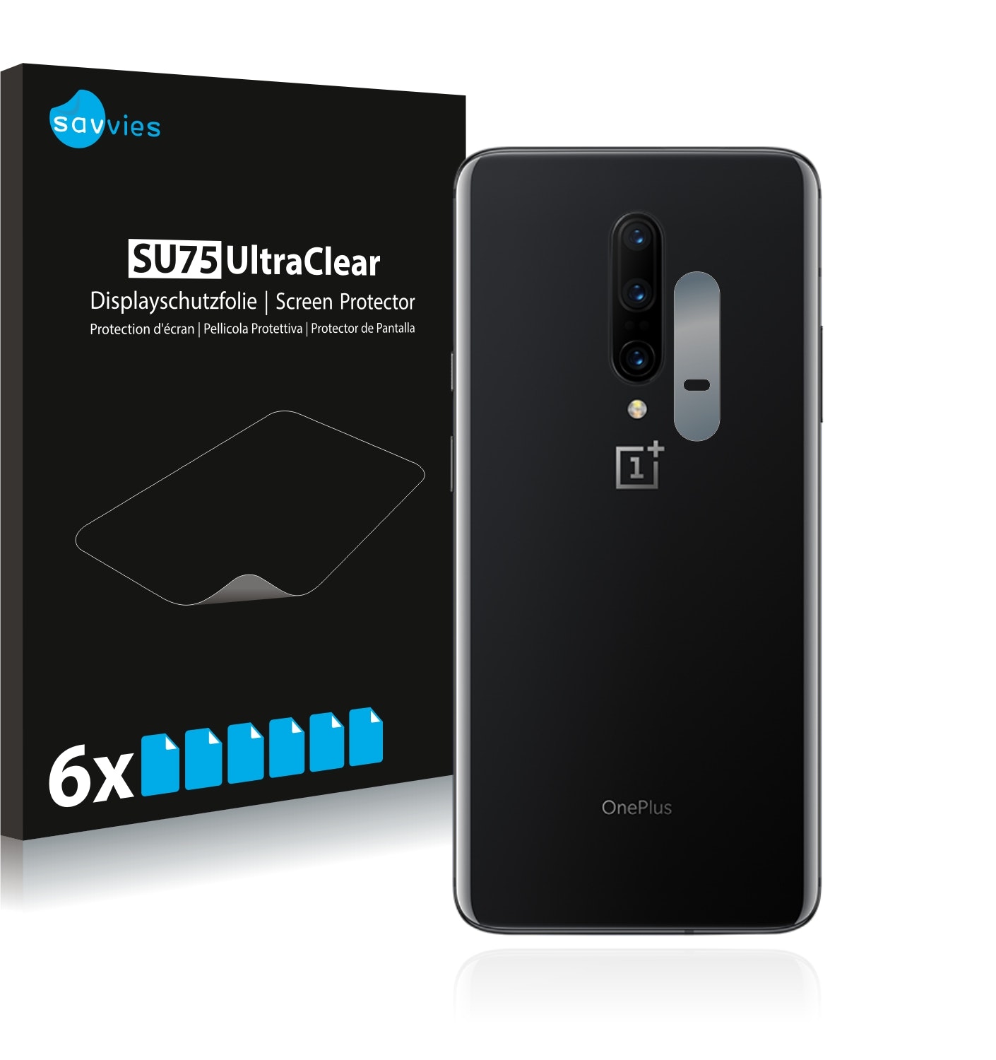 Savvies Protector de Pantalla compatible con OnePlus 7 Pro