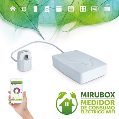 Compra mirubee Mirubee medidor de consumo eléctrico Wifi Mirubox con Pinza  de 10mm