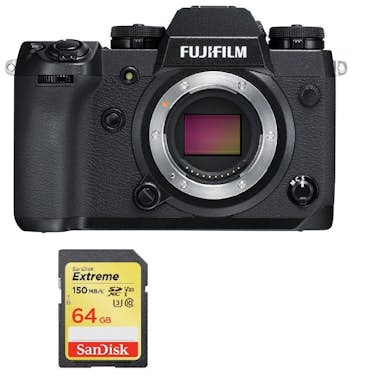 FujiFilm FUJIFILM X-H1 Cuerpo + 64GB tarjeta SD