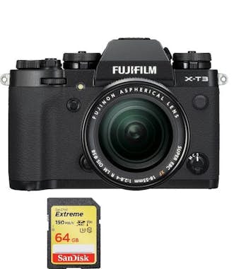 FujiFilm FUJIFILM X-T3 Negro KIT XF 18-55mm F2.8-4R Negro +