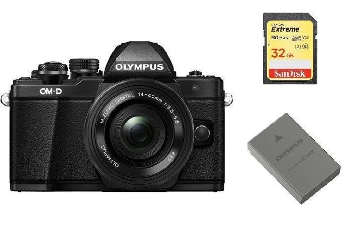 Olympus OLYMPUS E-M10 II KIT negro 14-42 mm F3.5-5.6 EZ ED