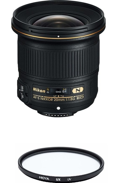 Nikon NIKON AF-S 20MM F1.8G ED + HOYA UX UV 77mm Filtrar