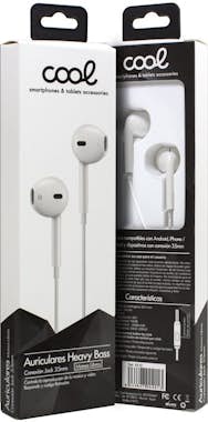 Cool Auriculares 3,5 mm COOL Heavy Bass Stereo Con Micr