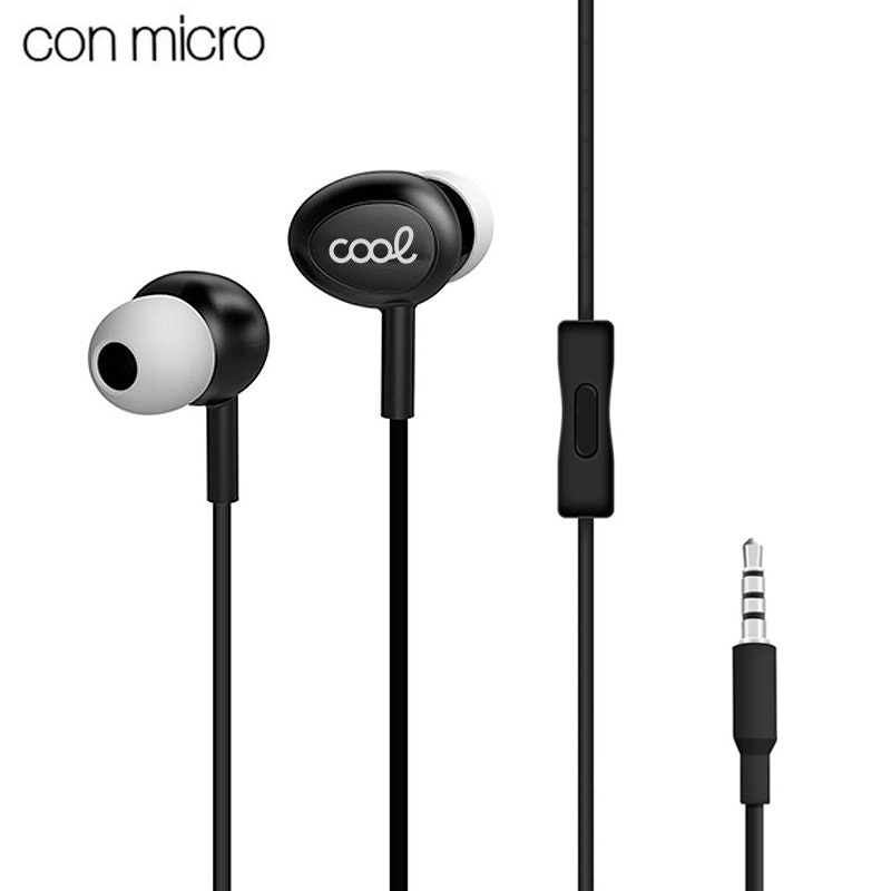 Cool Auriculares 3,5 mm COOL In-Ear Stereo Con Micro Ne