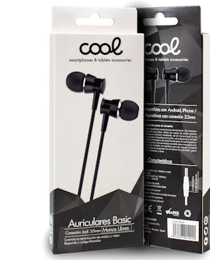 Cool Auriculares 3,5 mm COOL Basic Stereo Con Micro Neg