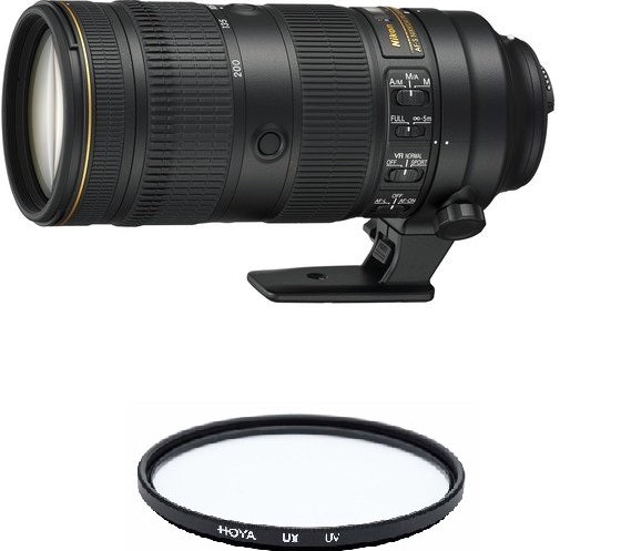 Nikon NIKON AF-S 70-200MM F2.8E FL ED VR + HOYA UX UV 77