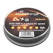 MEDIARANGE MediaRange MR450 DVD en blanco 4,7 GB DVD-RW 10 pi