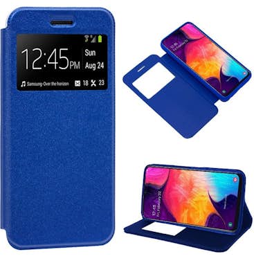 Cool Funda Flip Cover Samsung A505 Galaxy A50 Liso Azul