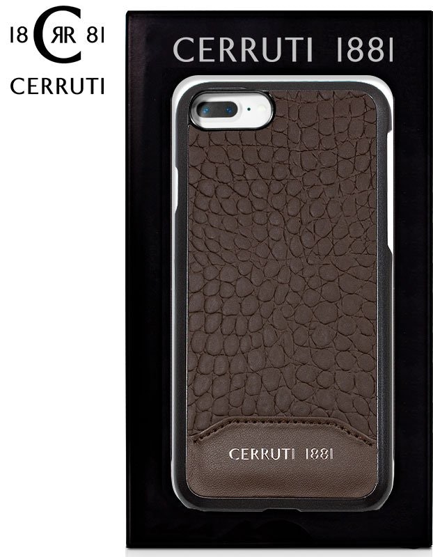 Funda Iphone 7 plus 8 cerruti carcasa para piel ceruti 1881 licencia crocodile