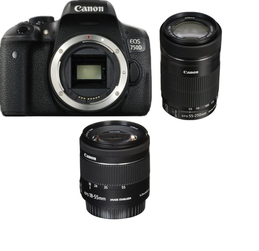 Canon CANON EOS 750D + EF-S 18-55mm F4-5.6 IS STM + EF-S