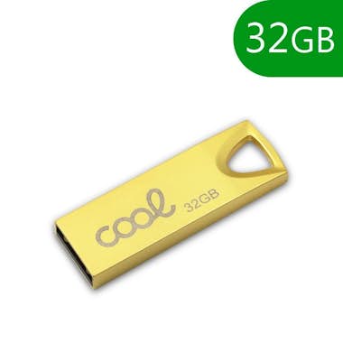 Cool Pen Drive USB x32 GB 2.0 COOL Metal KEY Dorado