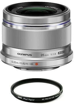 Olympus OLYMPUS 25MM F1.8 Plata + HOYA 46mm PRO 1D Protect